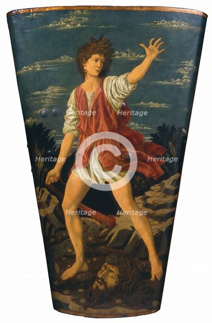David with the Head of Goliath, c. 1450/1455. Creator: Andrea del Castagno.