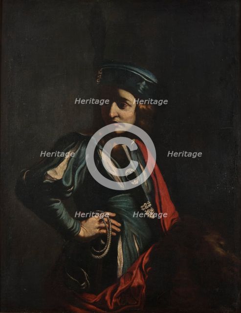 David with Goliath's Head, 17th century. Creator: Unknown.