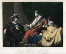 ...David wrote a letter to Joab, and sent it by the hand of Uriah c1850