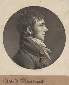 David Thomas, 1807. Creator: Charles Balthazar Julien Févret de Saint-Mémin
