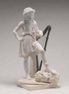 David Triumphant, model 1845/1846, carved 1848. Creator: Thomas Crawford