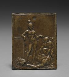 David Triumphant over Goliath, late 1400s - early 1500s. Creator: Moderno (Italian, 1467-1528)