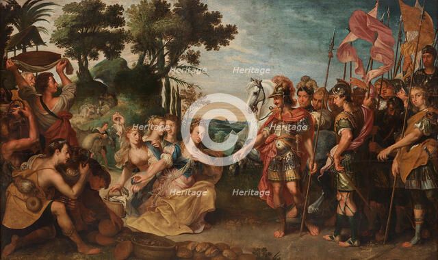 David und Abigail, Early 17th century. Creator: Voet, Matthijs (active Early 17th century).