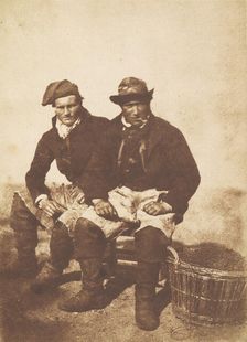 David Young and Unknown Man, Newhaven, 1845. Creators: David Octavius Hill, Robert Adamson, Hill & Adamson