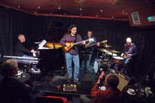Davide Giovannini, Guillermo Hill, Andy Lafone..., Verdict Jazz Club, Brighton, E Sussex, Feb 2023. Creator: Brian O'Connor