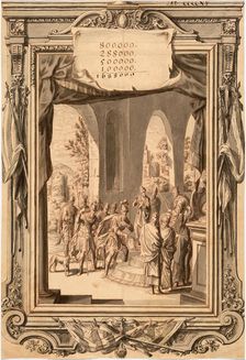 David's Census. Creator: Füssli, Johann Melchior (1677-1736)