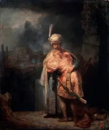 David's Farewell to Jonathan 1642. Artist: Rembrandt Harmensz van Rijn