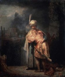 David's Farewell to Jonathan 1642. Artist: Rembrandt Harmensz van Rijn