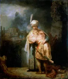 David's Farewell to Jonathan 1642. Artist: Rembrandt Harmensz van Rijn