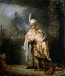 David's Farewell to Jonathan 1642. Artist: Rembrandt Harmensz van Rijn