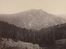Davoncastle Butte, Sierra Nevada, c. 1866-1870. Creator: Carleton E. Watkins (American, 1829-1916)