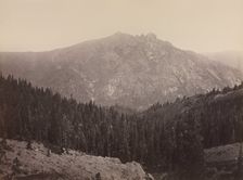 Davoncastle Butte, Sierra Nevada, c. 1866-1870. Creator: Carleton E. Watkins (American, 1829-1916)