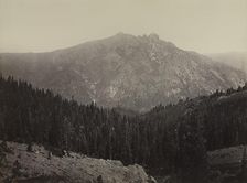 Davoncastle Butte, Sierra Nevada, c. 1866-1870. Creator: Carleton E. Watkins (American, 1829-1916)