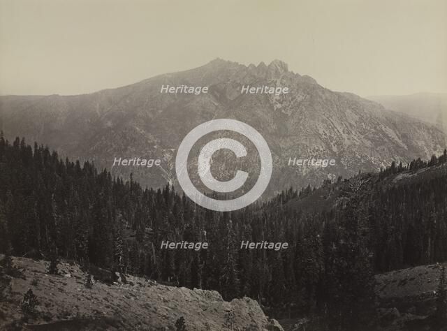 Davoncastle Butte, Sierra Nevada, c. 1866-1870. Creator: Carleton E. Watkins (American, 1829-1916).