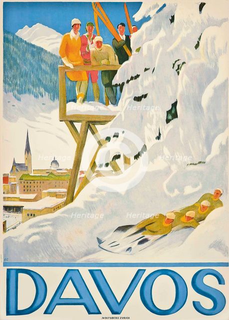 Davos, 1918.