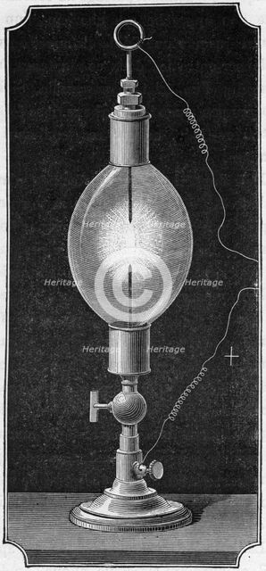 Davy's electric egg, 1883. Creator: Unknown.