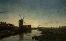Dawn. View near Amsterdam, 1878. Creator: Gabriël, Paul Joseph Constantin (1828-1903)