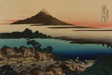 Dawn at Isawa in the Kai province (from a Series "36 Views of Mount Fuji"), 1830-1833