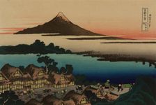 Dawn at Isawa in the Kai province (from a Series "36 Views of Mount Fuji"), 1830-1833