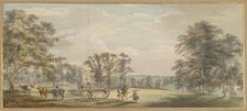 Dawn in Luton Park, 1763/1765. Creator: Paul Sandby