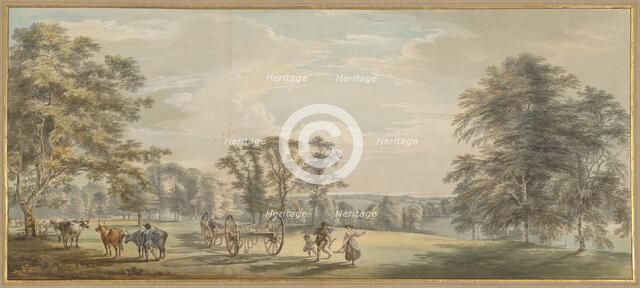 Dawn in Luton Park, 1763/1765. Creator: Paul Sandby.