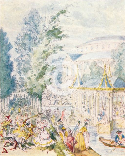 Day Masquerade in Ranelagh Gardens, (1842), 1903. Creator: Unknown.