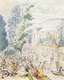 Day Masquerade in Ranelagh Gardens, (1842), 1903. Creator: Unknown