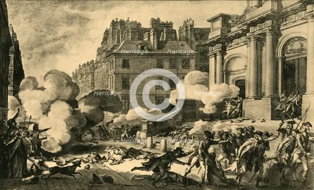 'Day of 13 Vendemiaire of the Year 4', 1797, (1921). Creator: Isidore-Stanislas Helman.