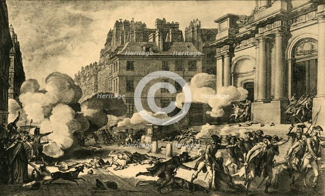 'Day of 13 Vendemiaire of the Year 4', 1797, (1921). Creator: Isidore-Stanislas Helman.