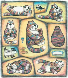 Day of a Cat. Artist: Leskova, Marina