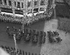 Day of the Coronation of Elizabeth II, Oxford Circus, London, 2nd June 1953. Creator: Arthur Charles Kirby Ware