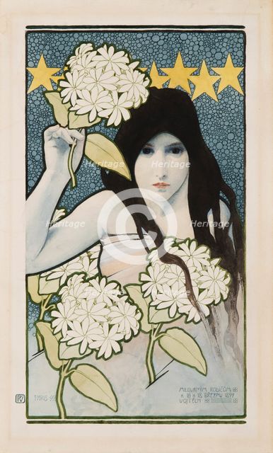 Day and Night (Diptych), 1899. Creator: Preissig, Vojtech (1873-1944).