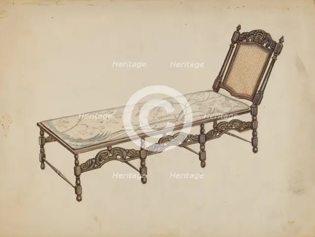 Day Bed, 1935/1942. Creator: Nicholas Gorid.