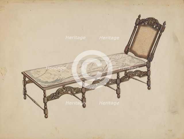Day Bed, 1935/1942. Creator: Nicholas Gorid.