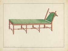 Day Bed, c. 1936. Creator: Holst-Grubbe, B.