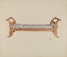 Day Bed, c. 1940. Creator: Peter C. Ustinoff