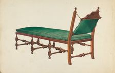 Day Bed, c. 1953. Creator: Holst-Grubbe, B.