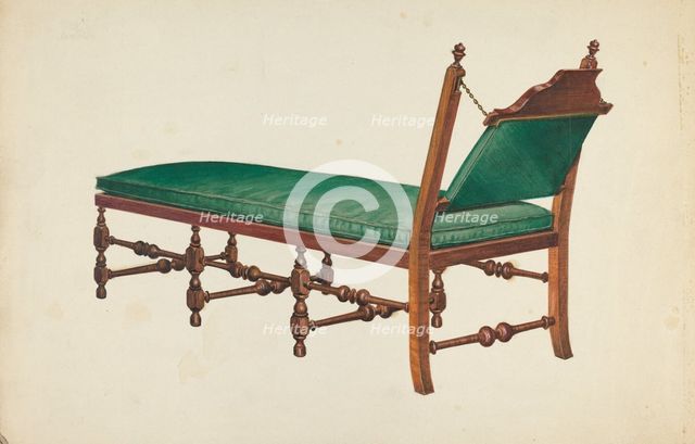 Day Bed, c. 1953. Creator: Holst-Grubbe, B..