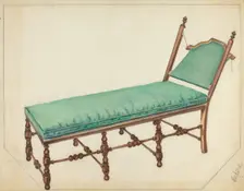 Day Bed, c. 1953. Creator: Irene Malawicz