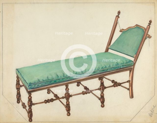 Day Bed, c. 1953. Creator: Irene Malawicz.