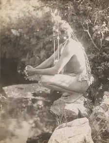 Day dreams, 1905. Creator: Edward Sheriff Curtis