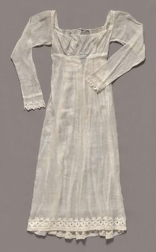 Day Dress, , c. 1805-1815. Creator: Unknown