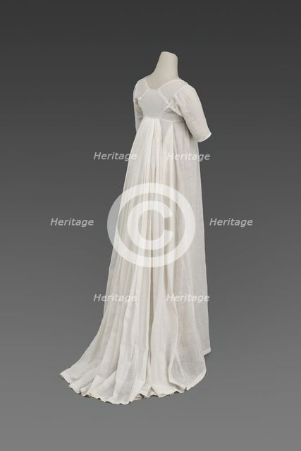 Day Dress, France, c. 1800. Creator: Unknown.