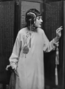 Day, Juliette, Miss, in costume for "Yellow Jacket", 1913 Jan. 16. Creator: Arnold Genthe