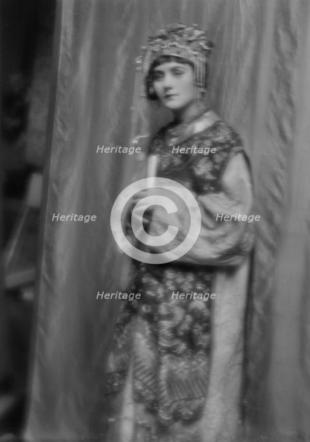 Day, Juliette, Miss, in costume for "Yellow Jacket", 1913 Jan. 16. Creator: Arnold Genthe.