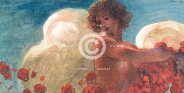 Daydreaming. Creator: Nomellini, Plinio (1866-1943).