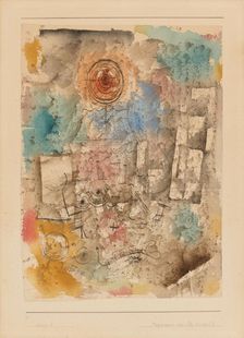 Daytime Haunting on the Main Square, 1929. Creator: Klee, Paul (1879-1940)