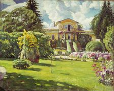Dacha near Moscow. Artist: Vinogradov, Sergei Arsenyevich (1869-1938)