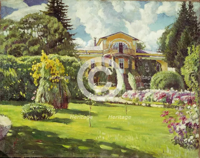 Dacha near Moscow. Artist: Vinogradov, Sergei Arsenyevich (1869-1938)