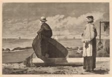 Dad's Coming!, published 1873. Creator: Winslow Homer